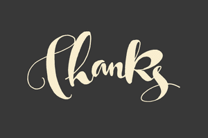 gift card - thanks